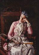 Thomas Eakins Miss Amelia Van Buren oil